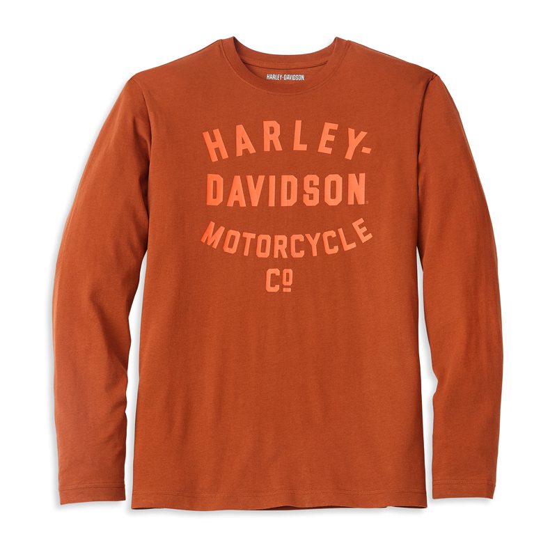 Men's Racer Font Motorcycle Co. Long Sleeve Graphic Tee