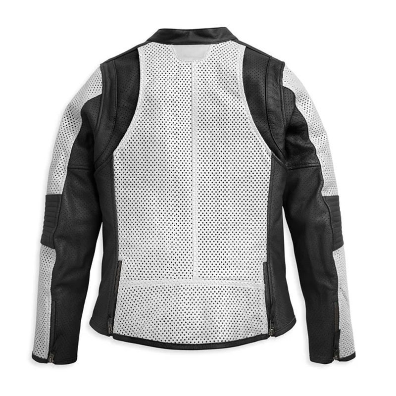 Women's Hideaway Perforated Leather Jacket