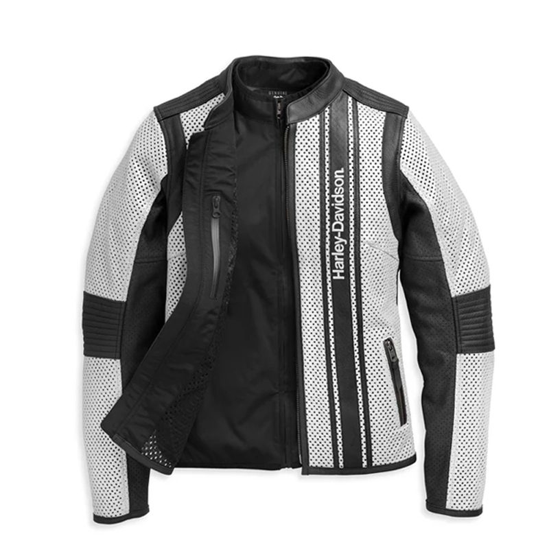 Women's Hideaway Perforated Leather Jacket - Harley-Davidson® Cape Town