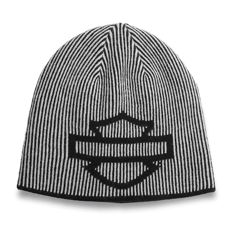 Men's Open Bar & Shield Reversible Knit Hat