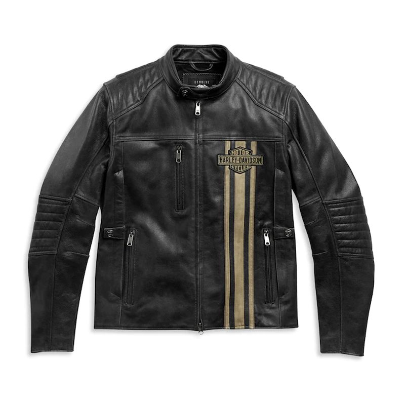 Men's H-D™ Triple Vent Passing Link II Leather Jacket