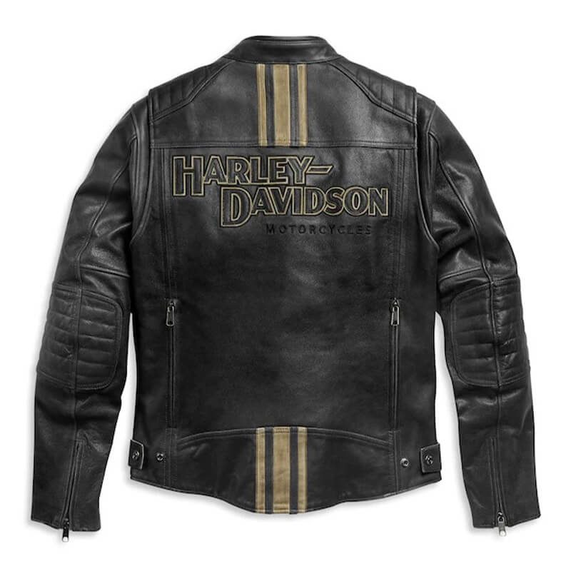 Men's H-D™ Triple Vent Passing Link II Leather Jacket - Harley-Davidson ...