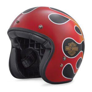Retro Flame B01 3/4 Helmet