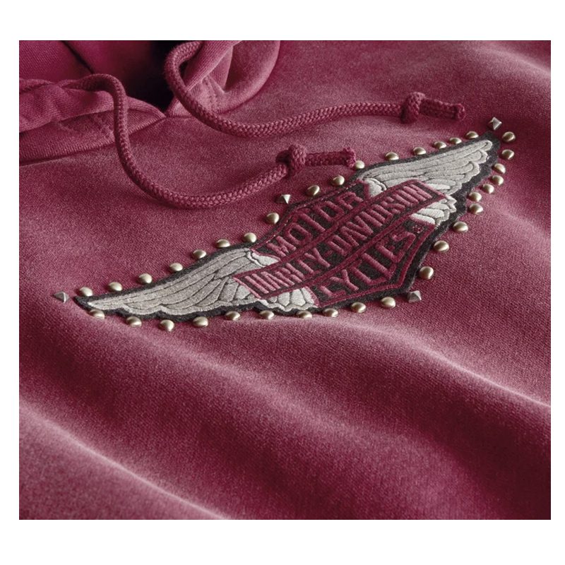 Women's Studded Wing Pullover Hoodie