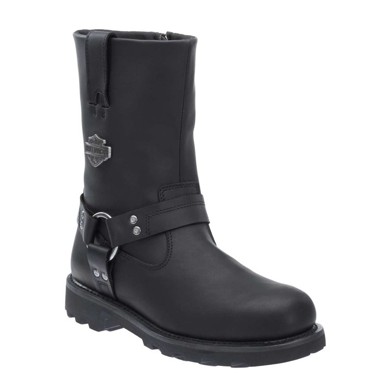 Men's Mansfield Black Performance Motorcycle Boots