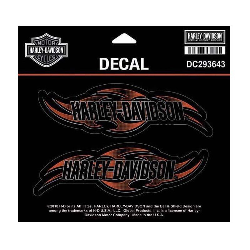 Harley-Davidson® Mens Tribal Edge Chrome Medium Decal