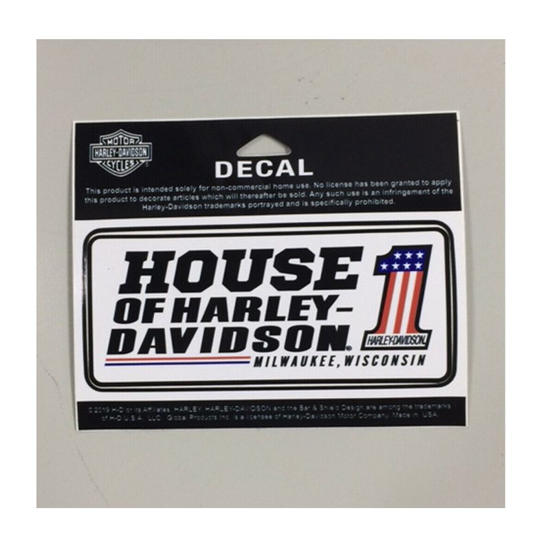 Harley-Davidson Customized House of Harley-Davidson Decal #1 Logo