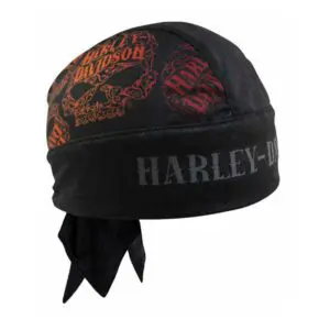 Harley-Davidson® Womens Ornate Willie G Skull Head Wrap, Moisture Wicking