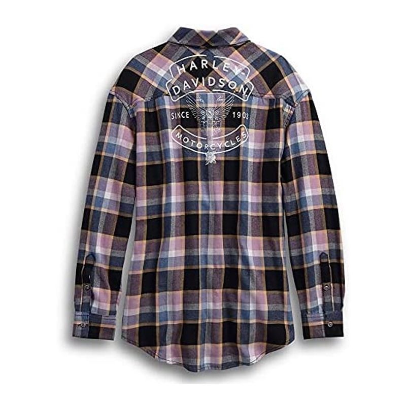 Women’s Winged Cycle Plaid Shirt
