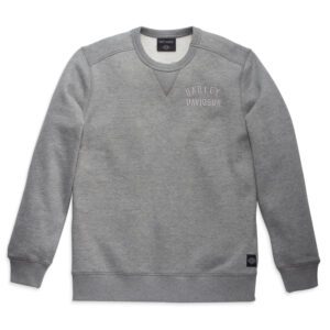 Men's Staple Embroidered Sweatshirt - Heather Grey