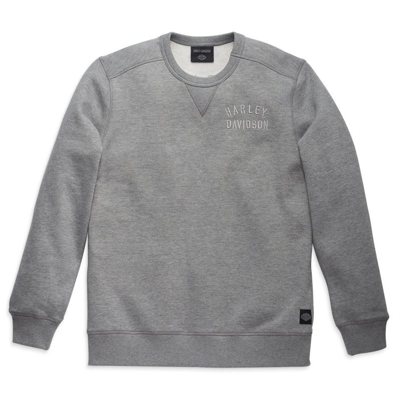 Men's Staple Embroidered Sweatshirt - Heather Grey