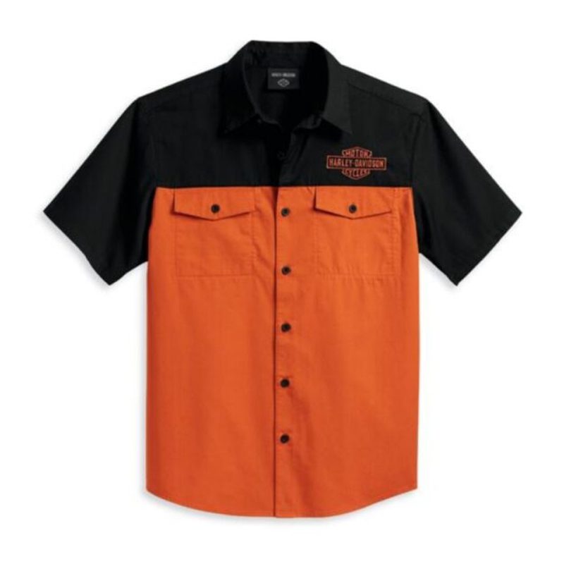Men's Staple Colorblock Shirt - Colorblocked - Harley-Davidson® Cape Town