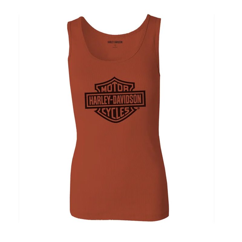 Women's Ultra Classic Bar & Shield Tank - Vintage Orange - Harley ...