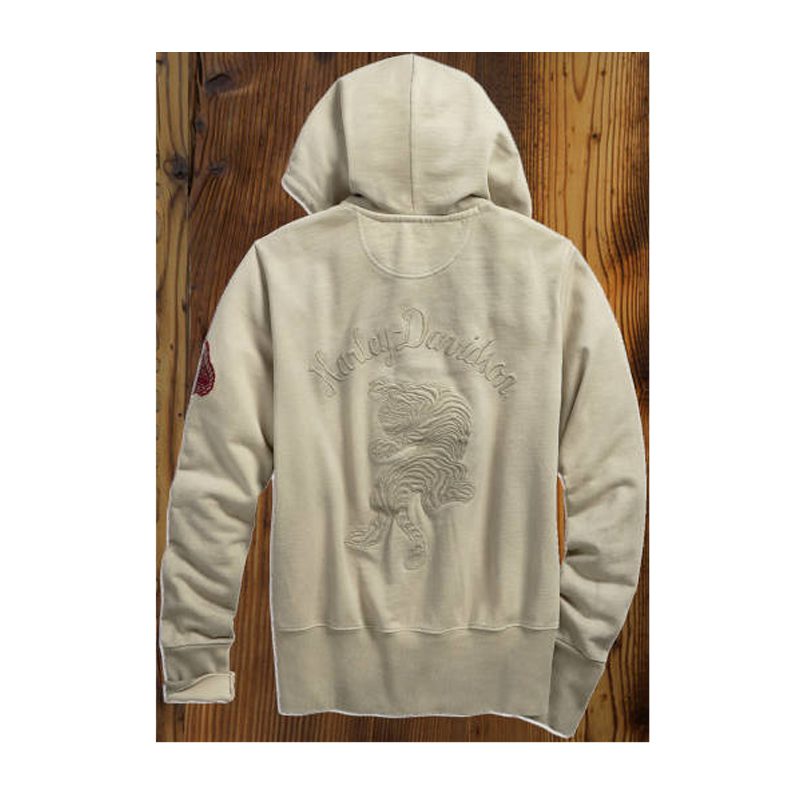 Embroidered Tiger Light Hoodie