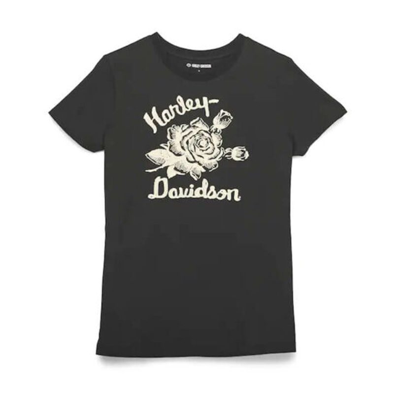 Women's Forever Roses Solid Tee - Harley-Davidson® Cape Town