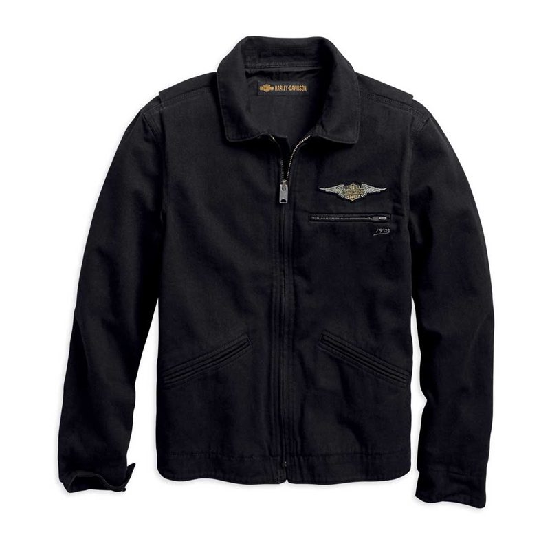 Harley-Davidson® Men's Winged Logo Slim Fit Casual Jacket