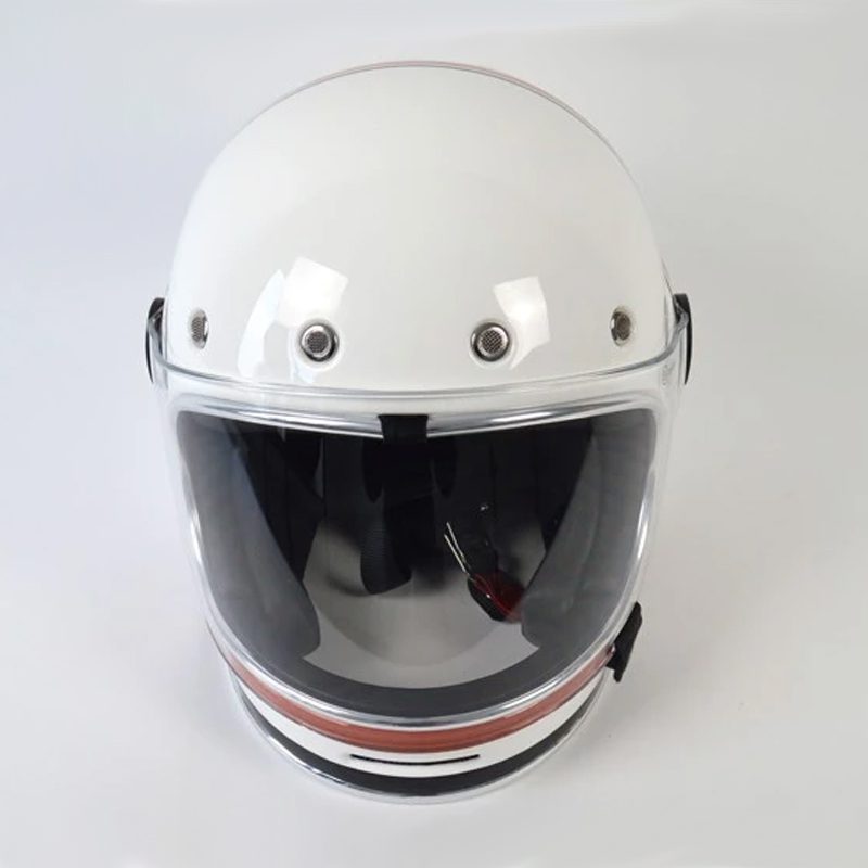 Vintage Stripe Full-Face Helmet