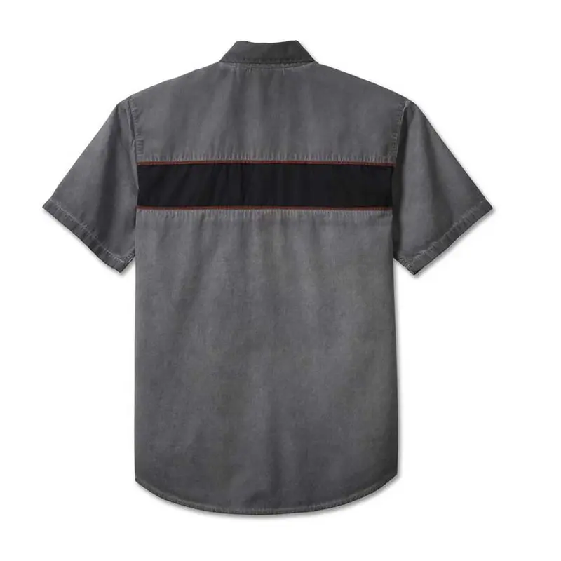 Harley-Davidson® Men's Iron Bond Short Sleeve Colorblocked Shirt