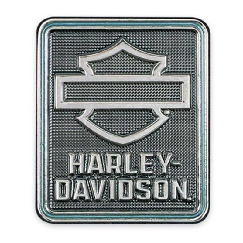 2D Die Cast Insignia B&S Pin - Polished Silver Effect