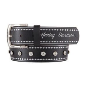 Women's Electra Studded Genuine Leather Belt