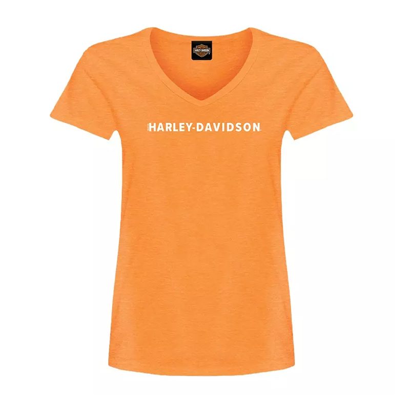women´s T-Shirt Straight Name orange