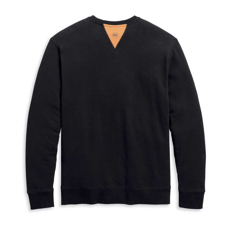 Men's Offset Logo Pullover Sweatshirt