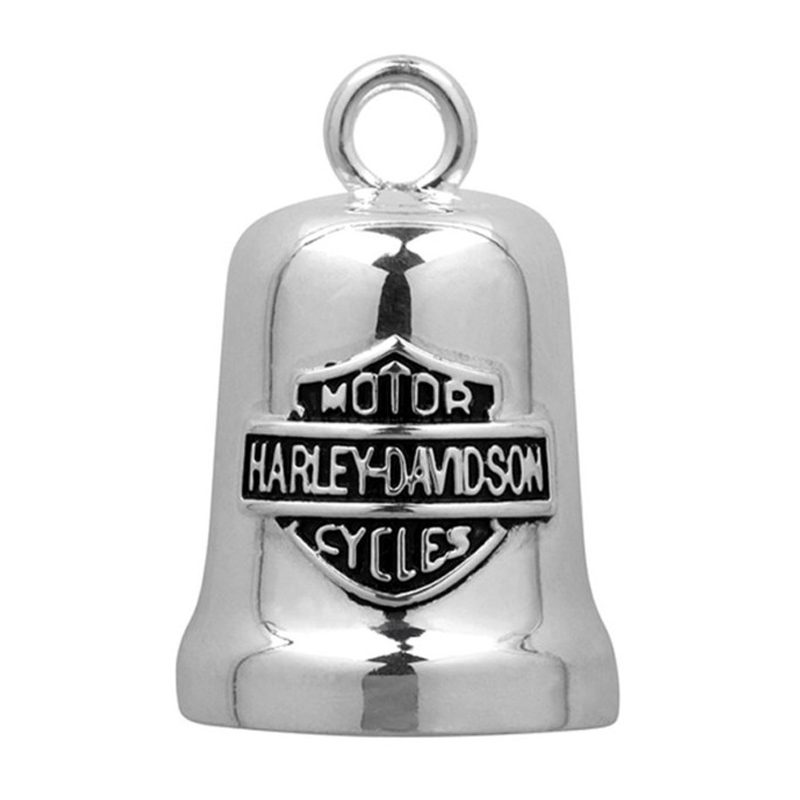 Harley-Davidson® Sculpted Engine Bar & Shield Ride Bell, Silver Finish