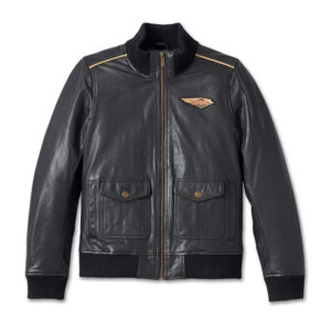 Women's 120th Anniversary Bomber Leather Jacket
