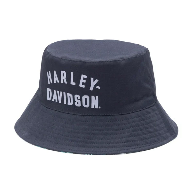 Harley-Davidson x Reyn Spooner Reversible Bucket Hat Black