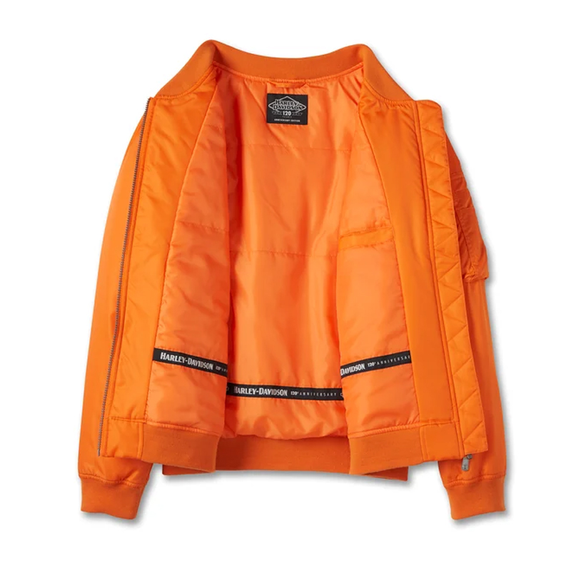 Women's 120th Anniversary Bomber Jacket Orange