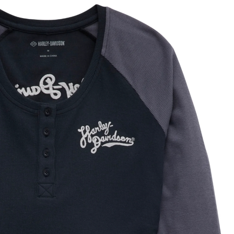 Women's Timeless Silver Wing Henley