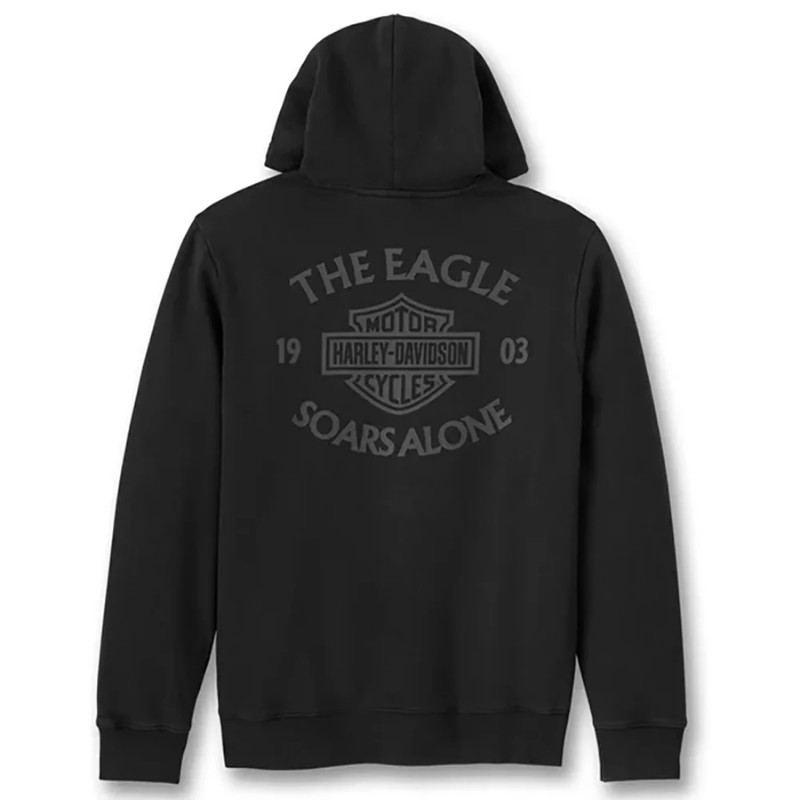 Eagle Soars Alone Slub Hoodie